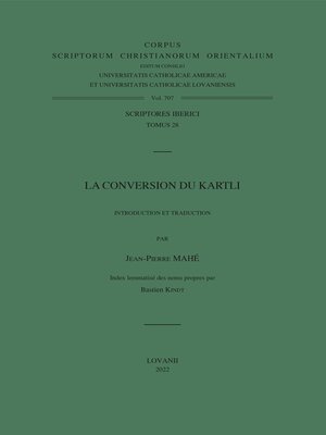 cover image of La Conversion du Kartli. V.
